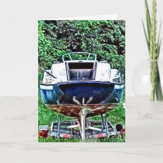 The Old Boat Card (Front)