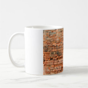 The old brick layerancient, antique, background, b coffee mug