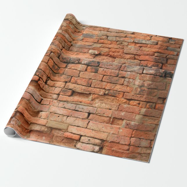 The old brick layerancient, antique, background, b wrapping paper (Unrolled)