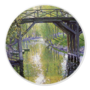 The Old Bridge (by Guy Rose) Ceramic Knob
