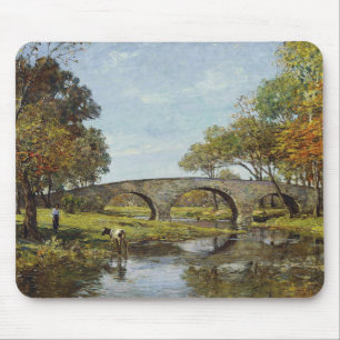 The Old Bridge (by Theodore Robinson) Mouse Mat