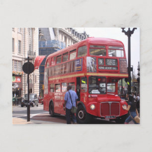 The old bus postcard