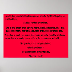 The Old Cherokee Poster