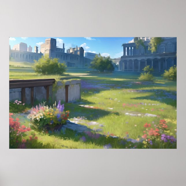 The Old City's Park Poster (Front)