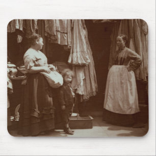 The Old Clothes Shop, Seven Dials, from 'Street Li Mouse Mat