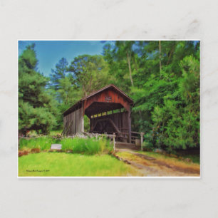 The Old Covered Bridge Postcard