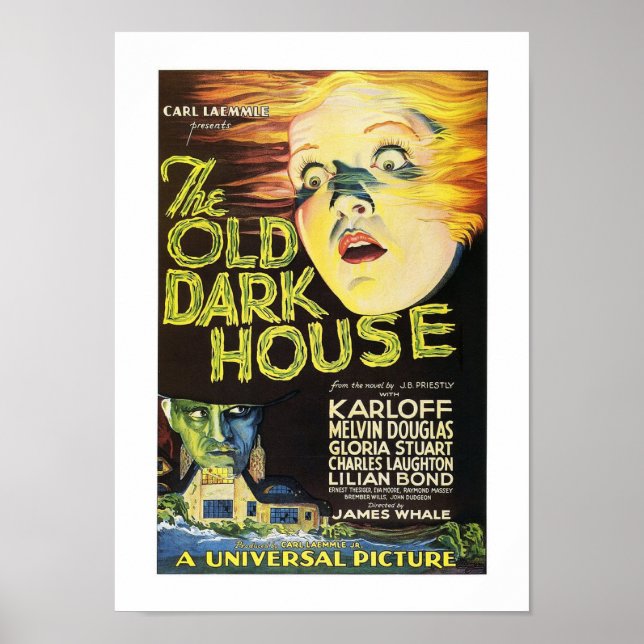 The Old Dark House - 1932 vintage poster (Front)