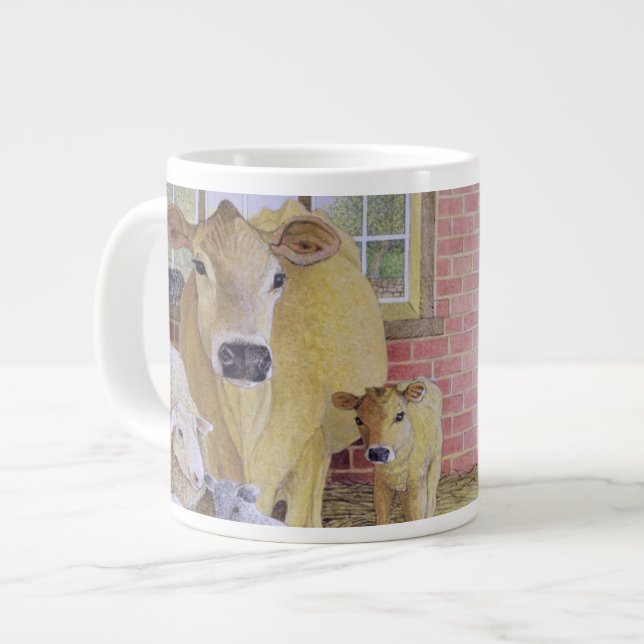 The Old Days Large Coffee Mug (Front Left)
