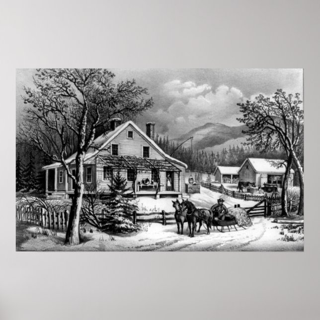 The Old Farm House - 1872 Poster (Front)