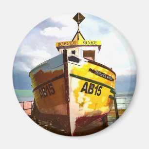 THE OLD FISHING BOAT MAGNET