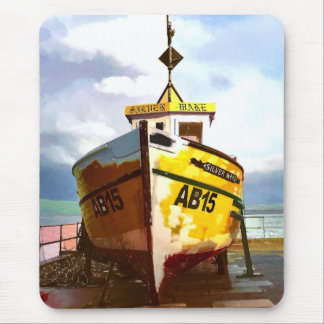 THE OLD FISHING BOAT MOUSE MAT