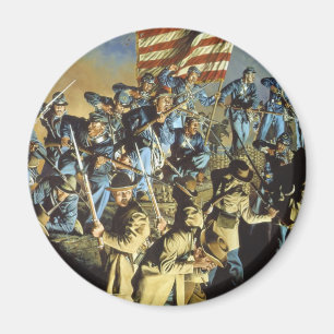 The Old Flag Never Touched the Ground Magnet