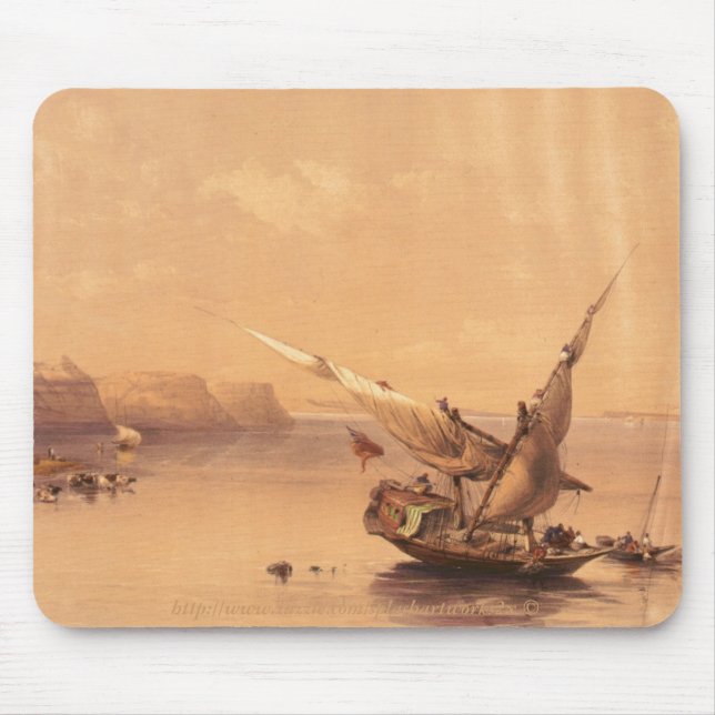 "The Old Fortress of Ibrim Nubia - Mousepad" Mouse Mat (Front)