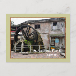 The Old Grist Mill at St. Augustine, Florida Postcard
