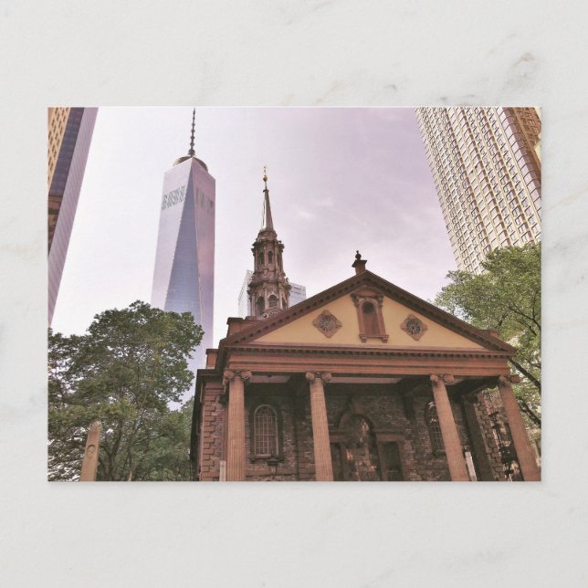 The Old Guard. Historic St Paul's Chapel. Postcard (Front)