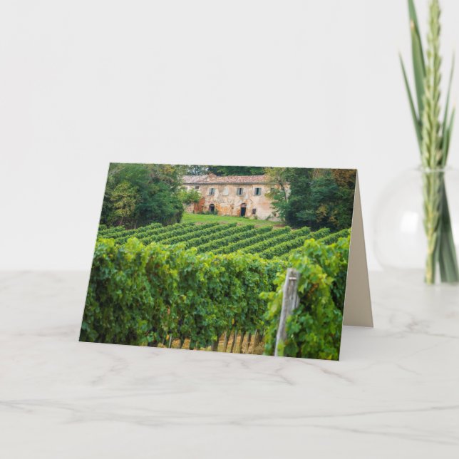 The Old Italian Vineyard Card (Front)