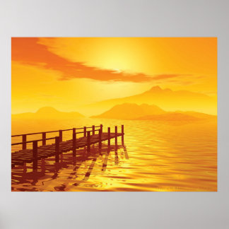 The Old Jetty Poster