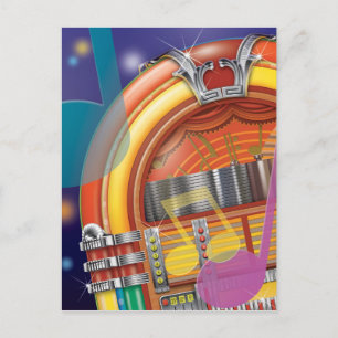 The Old Jukebox Postcard