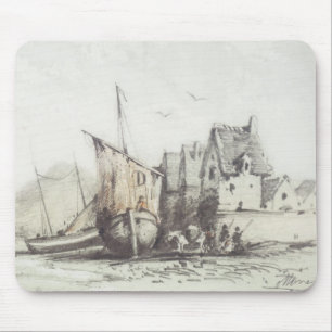 The Old "Le Pollet" Quarter of Dieppe Mouse Mat