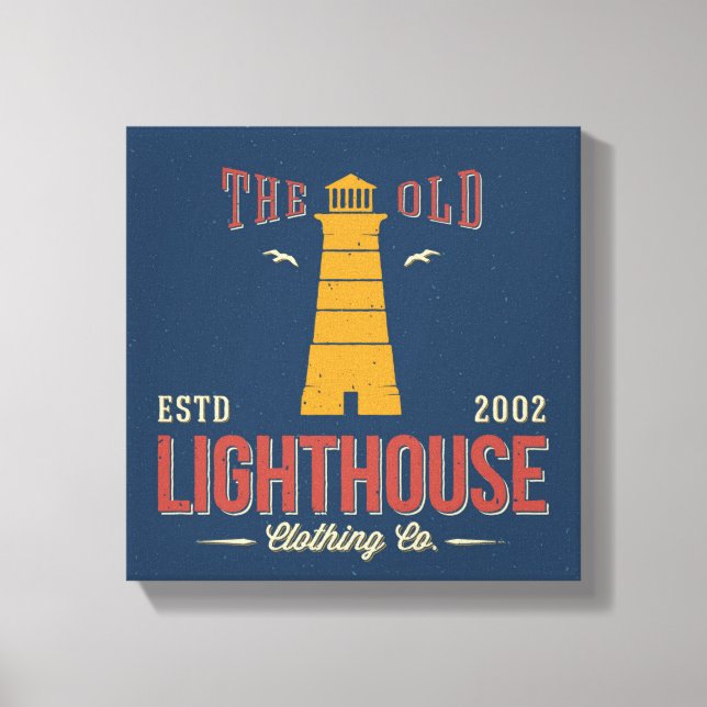 The Old Lighthouse Clothing Co. Canvas Print (Front)