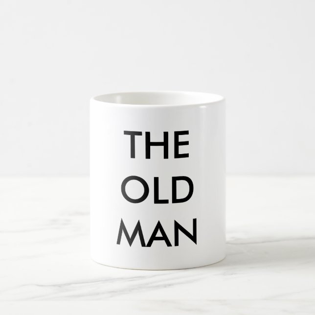 THE OLD MAN COFFEE MUG (Center)
