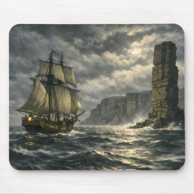 The Old Man of Hoy by BurnsInHell Mouse Mat (Front)
