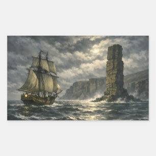 The Old Man of Hoy by BurnsInHell Rectangular Sticker