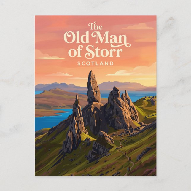 The Old Man of Storr Scotland Postcard (Front)