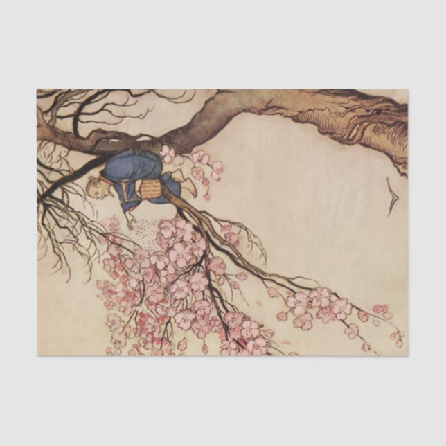 “The Old Man Who Made Trees Blossom” by Warwick Go Tissue Paper (Front)