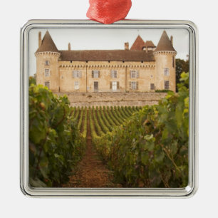 The old mediaeval Chateau de Rully in the Cote Metal Tree Decoration