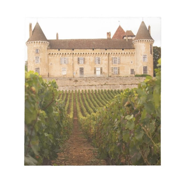 The old mediaeval Chateau de Rully in the Cote Notepad (Front)