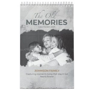 The Old Memories 2027 Family Photo Calendar
