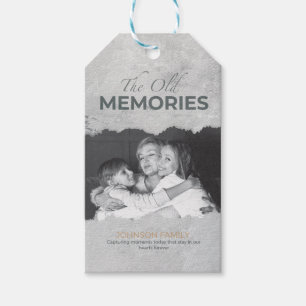 The Old Memories 2027 Vintage Family Photo Gift  Tags