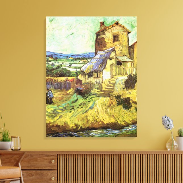 The Old Mill by Vincent van Gogh Canvas Print (Insitu(LivingRoom))