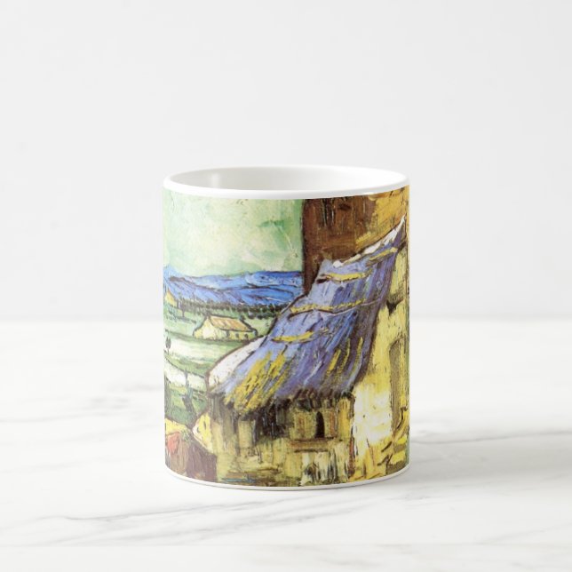 The Old Mill by Vincent van Gogh Coffee Mug (Center)