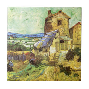 The Old Mill by Vincent van Gogh Tile