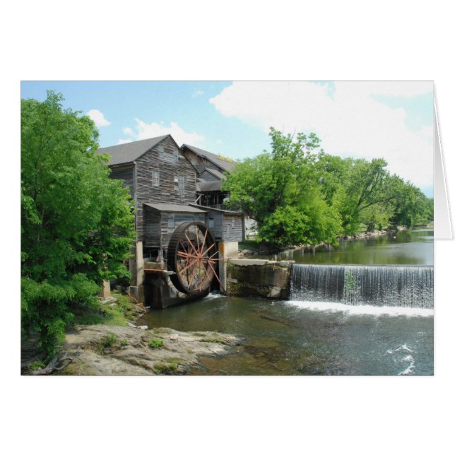 The Old Mill Card (Front Horizontal)