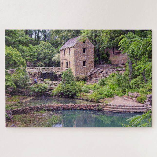 The Old Mill in North Little Rock Arkansas Jigsaw Puzzle (Horizontal)