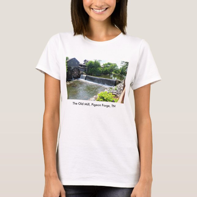 The Old Mill, Pigeon Forge, TN T-Shirt (Front)