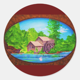 The Old Mill Sticker by Jack Wilson