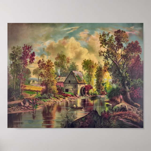 The Old Mill Stream Poster (Front)