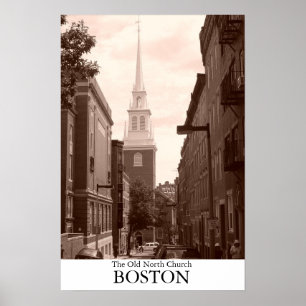The Old North Church in Boston, Massachusetts Poster
