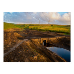 The Old Packhorse Bridge of Baitings Poster