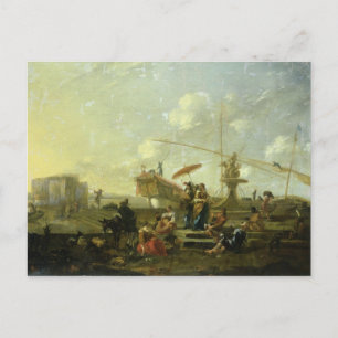 The Old Port of Genoa Postcard