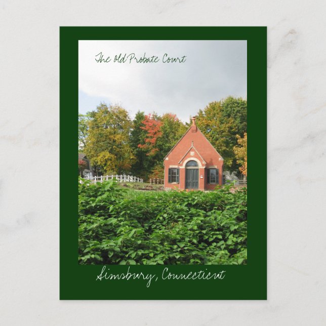 The Old Probate Court Postcard (Front)