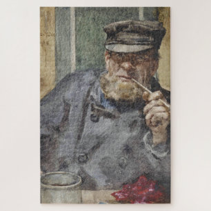 The Old Sea Dog, Naval Captain (Henry Scott Tuke) Jigsaw Puzzle