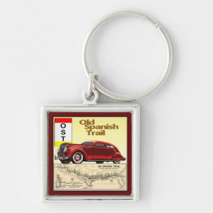 The Old Spanish Trail - Historic Auto Trail Key Ring