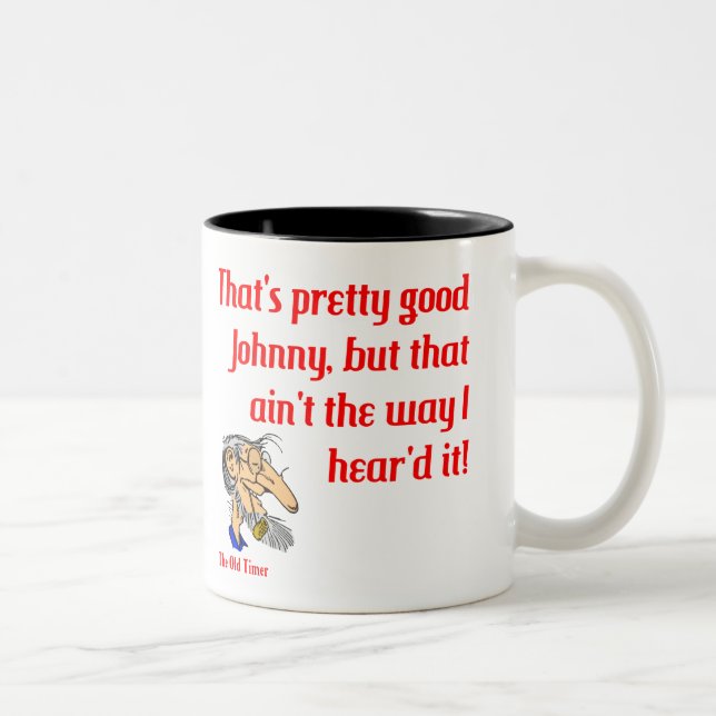 The Old Timer customisable mugs (Right)