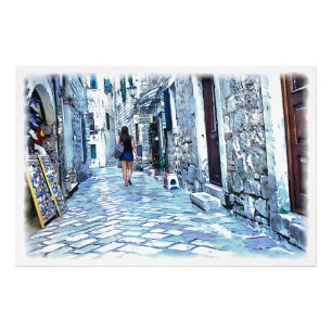 The old town, Kotor, Montenegro Photo Print