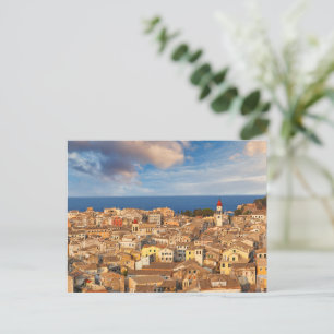 The old town of Corfu, Greece Postcard